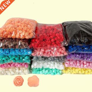 150-750pcs PE Rose Heads 3.5cm artificial Flower For  ros