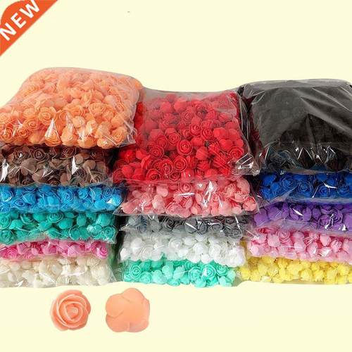 150-750pcs PE Rose Heads 3.5cm artificial Flower For  ros