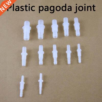 Plastic pagoda joint PP Thread Hex Nut PP Straight Connecto