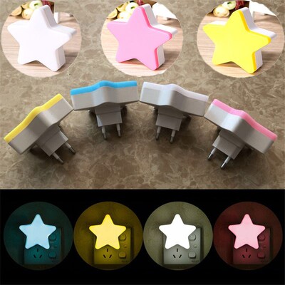 LED Plug-in Inductance Control Smart Starry Night Light