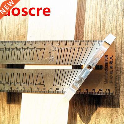 Dovetail Marking Gauge Stainless Steel Dividing Line Ruler S