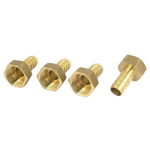 1/2BSP Female Thread 12mm Tube Dia Brass Hose Barb Coupler 4