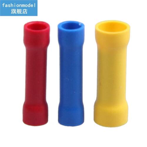 New Arrivals 3 Colors 100pcs Insulated Straig Wire Butt C
