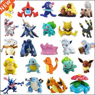 Tomy Pokemon 4-6cm Charmander Popplio Litten Pikachu Rowlet