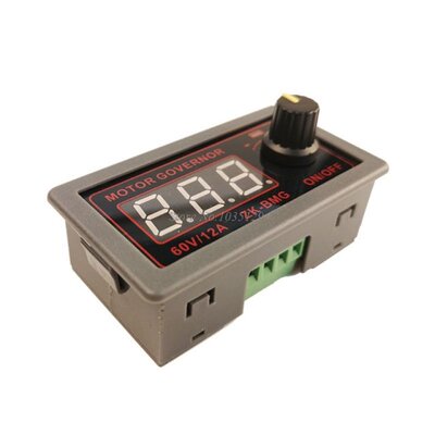 DC Motor Controller 9-60V 12A PWM Adjustable Speed LED Displ