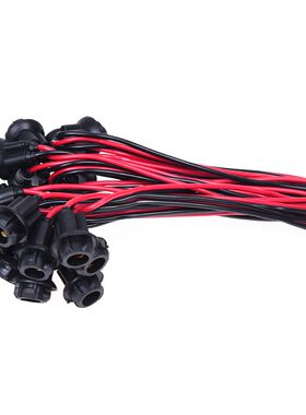 20 Pcs Car Truck T10 W5W 194 LED Light Bulb Socket Pre-wired