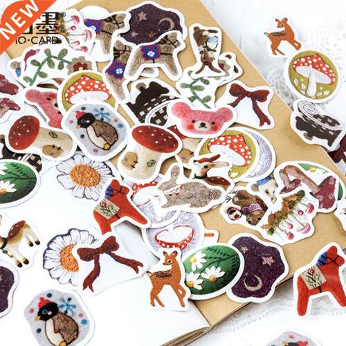 20packs/lot New Felt Handcraft Museum Label Stckers Decor