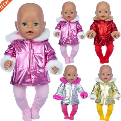 2022 New Down jacket + leggings Doll Clothes Fit For 18inch/