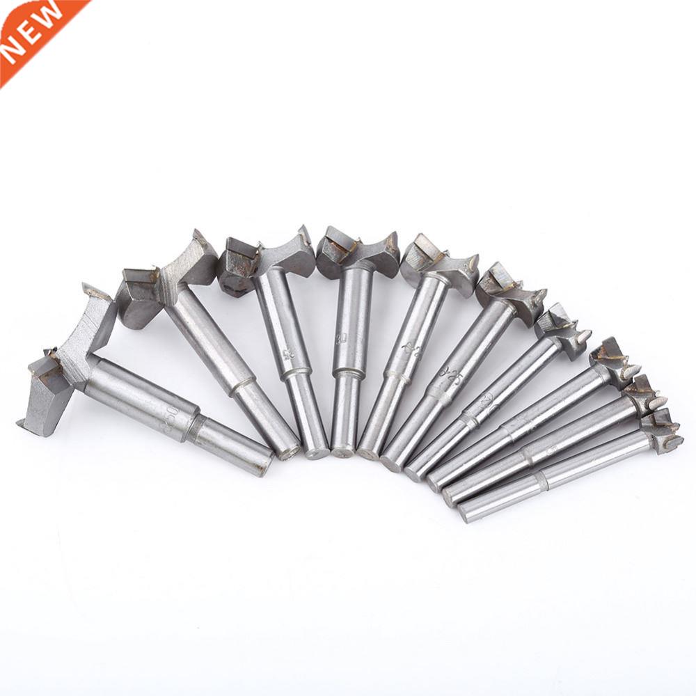 10pcs 14-50mm Forstner Drill Bit Set Flat Wood Drilling Wood