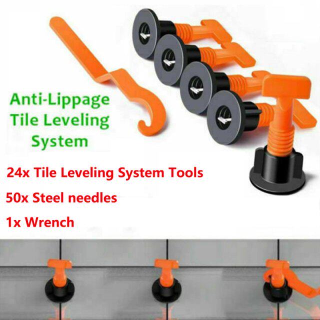 24Pcs Level Locator Tile Positioning Auxiliary Positioner Ti - 实物图