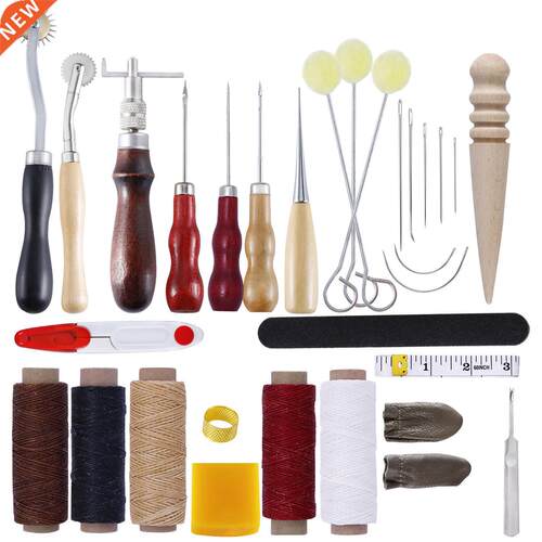 Professonal Leather Craft Tools Kt  Hand Sewng Sttch