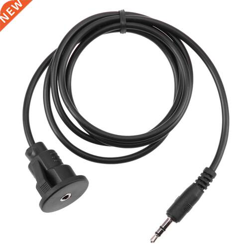1m Male to Female 3.5mm to 3.5mm AUX Extension Cable Flush M