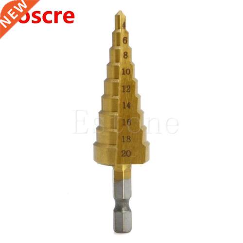 HSS High Speed Steel Triangle Shank Pagoda Step Drill Bit fr