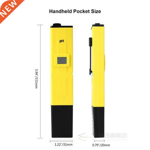 Portable High Accuracy LCD Digital PH Meter Tester pen for W