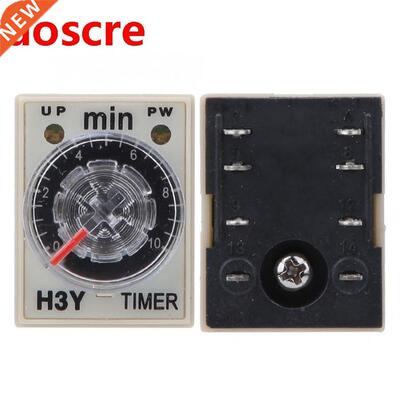0-10 Minutes Time Relay H3Y-2 8 Pins High Accuracy Home Appl