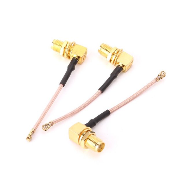 5pcs SMA Female Right Angle To Ufl/IPX/IPEX RF Coaxial Adapt