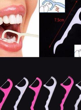 100pcs Dental Floss Idental Brush Teeth Stick Toothpicks