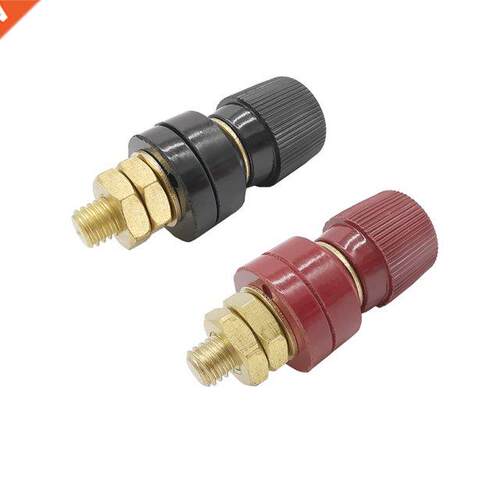 2Pcs Plstic Shell M8 8MM Threded Binding Post Terminl Blo