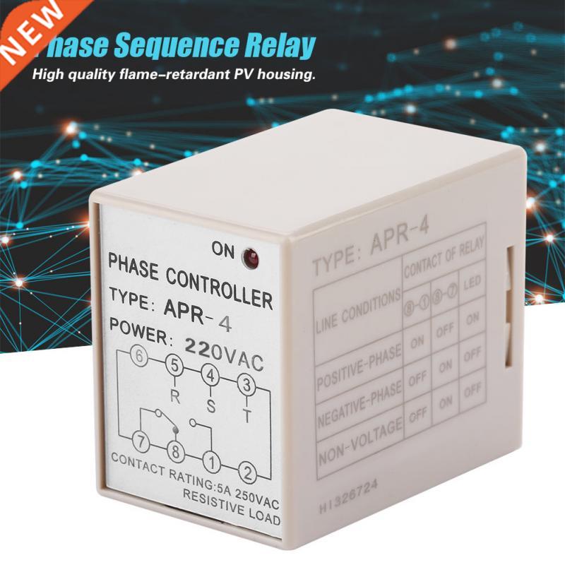 Phase Sequence Relay APR-4 Phase Loss Reverse Protection Rel