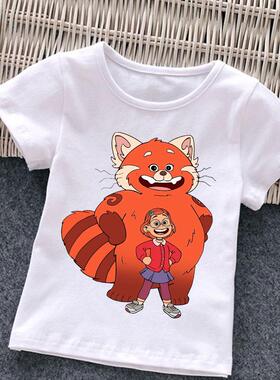 Summer Turning Red Children's T Shirt Kawaii Pixar Mei A