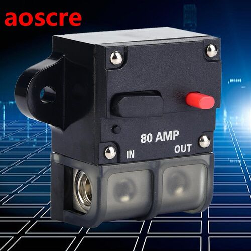 80A Car Audio Power Fuses Holder Restorable Car Modified Aud