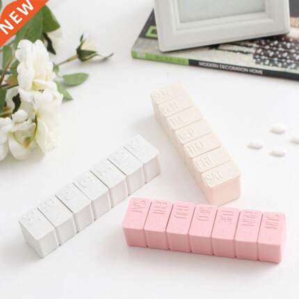 7 Days One Week Small Medicine Pill Case Pill Drug Box Mini