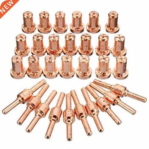 65Pcs Plasma Cutter Tip Electrodes & Nozzles Kit Con
