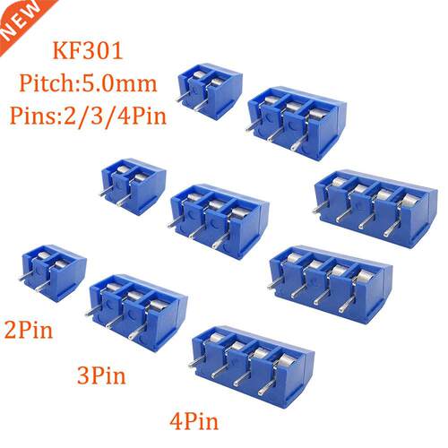 KF01 2P P 4P 5mm Screw Wire Terminal Block KF01-2P KF01-