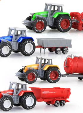 Alloy Engineering Car Model Tractor Toy Vehicles Farmer Vehi