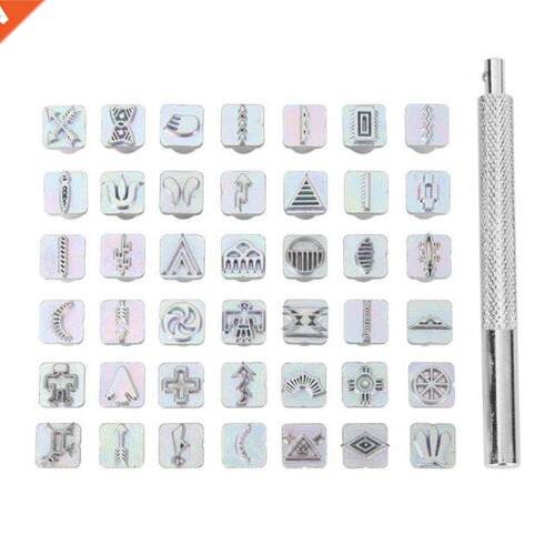 43 Stamps Metal Printing Decoration Classic Jewelry Leather