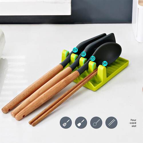 Spoon Rest Kitchen Organizer for Fork Spatula Rack Spoon Hol