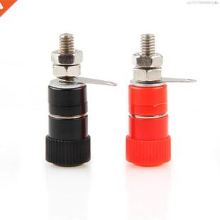 2018 2pcs m Red + Black Banana socket Bndng Post Nut Ban