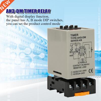 AH-DM Dual Mode Automated Contr Circuit Delay Timer Relay