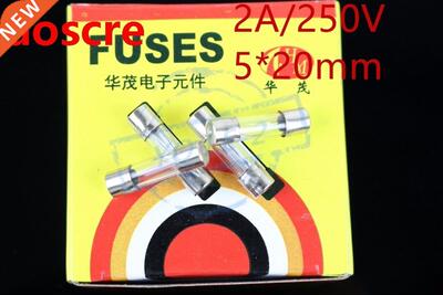 250V 2A Fast Quick Blow Glass Tube Fuse 5x20mm Fuse 5*20mm