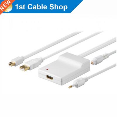 Mini Displayport USB toslink audio to HDMI converter adapter