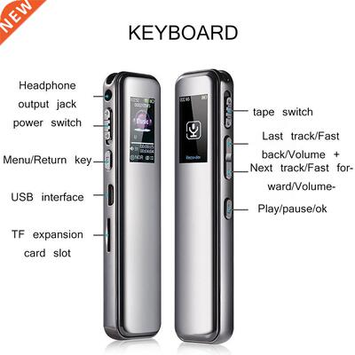 Mini 6D Curved Surface Recorder US Rechargeale Digital Voi