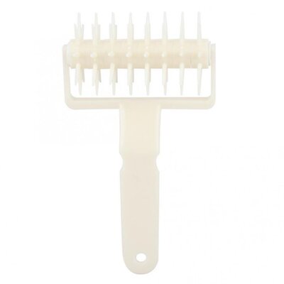 DIY Plastic Pizza Cookies Dough Roller Pastry Pie Needle Whe