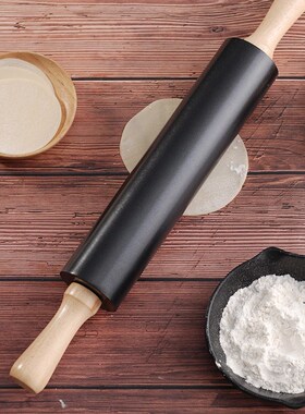 Non-Sticky Steel Rolling Pin Roller Movable flour Roll stick