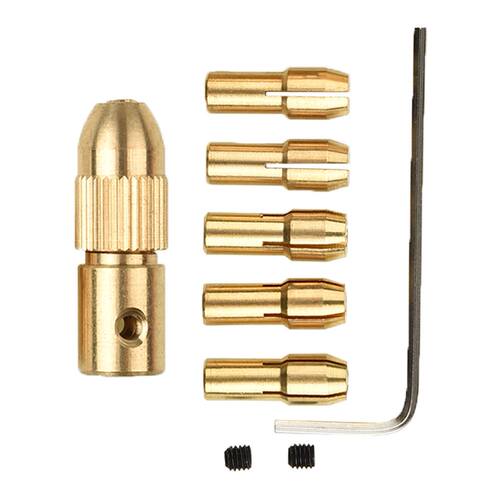 8pcs /Set Brass Drill Chucks Collet Bits 0.5-3.0mm Mini Elec