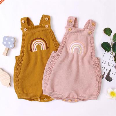 Ma&Baby 3-24M Newborn Infant Baby Girl Boy Rainbow Rompe