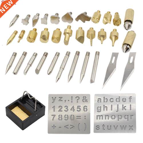 39PCS Electric Soldering Iron Tin Kit Lettering Woodworking