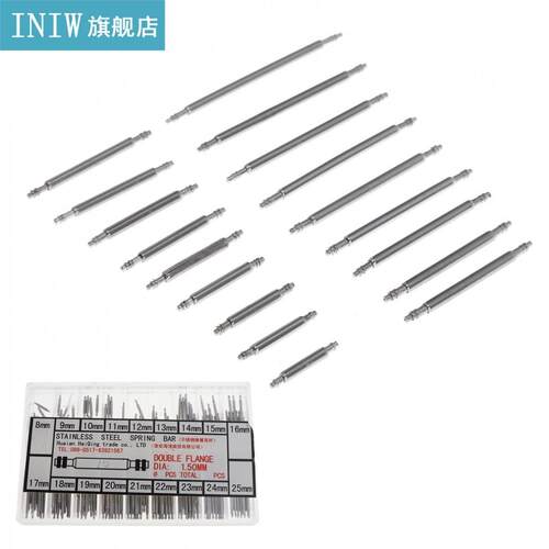 180pcs/lot Watch Band Spring Bars Strap Pin Repair Tools Lin