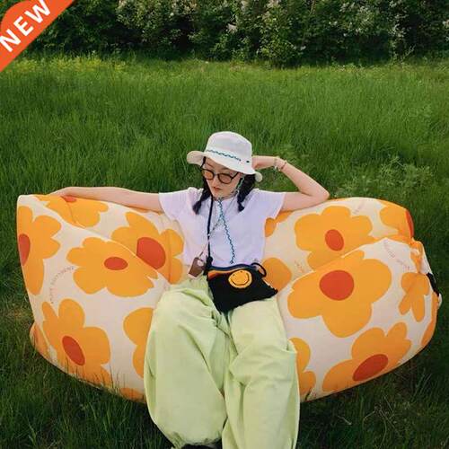 Korea Ins Portable Camp Camping Inflatable Folding Chair Bea