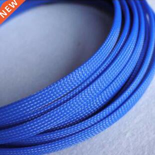 Blue 3-30mm Cable Sleeves Snakeskin Mesh Wire Protecting Nyl