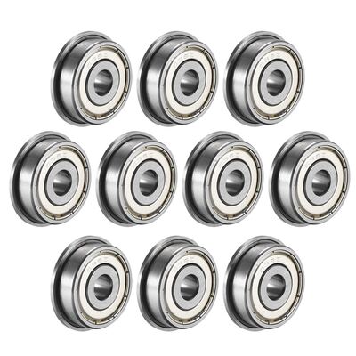 10 Pcs Flange Ball Being Double Metal Shielded (GCr15) Chr