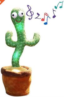 Cactus Plush Toy Electronic Shake Dancing Toy with Song Plus