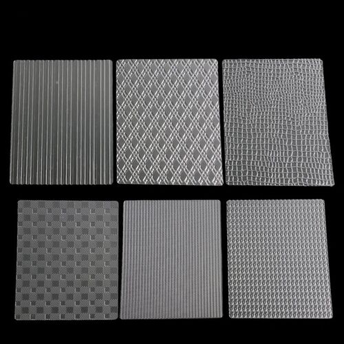 6 Pcs Sugar Craft Printing Die Lattice Border Decor Tools Ca