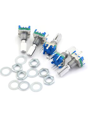 5pcs Rotary encoder,code switch/EC11/ audio potentiometer,wi