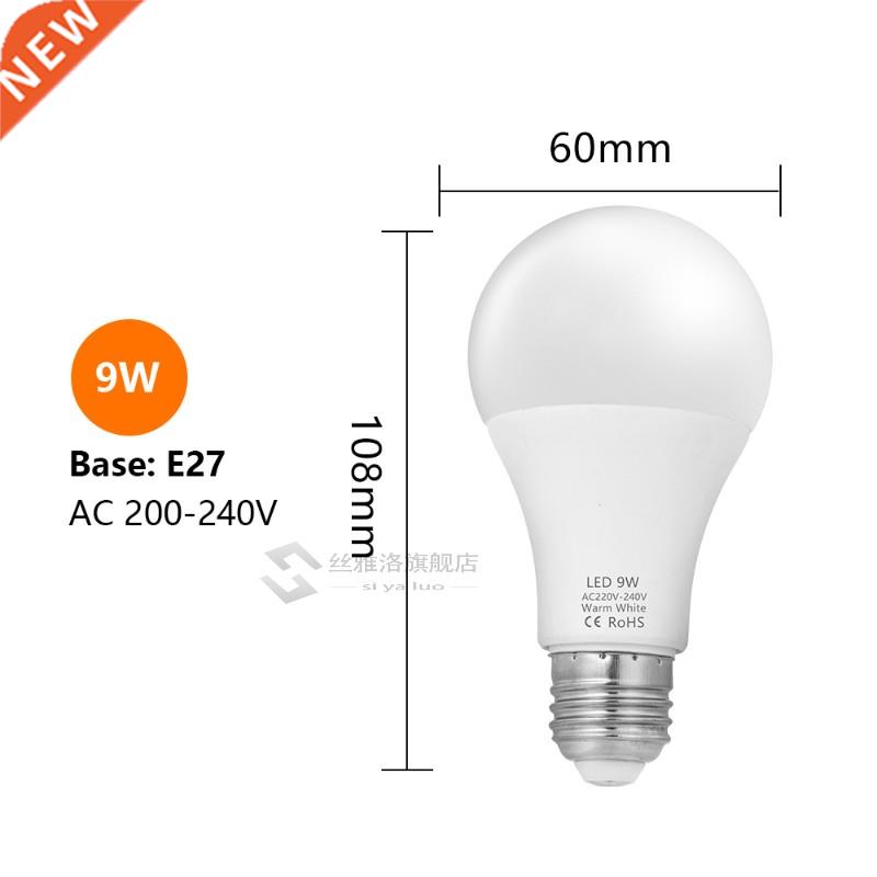 Led Bulb E27 3W 6W 9W 12W 15W 18W Led Lamp 220v 240v E14 Led