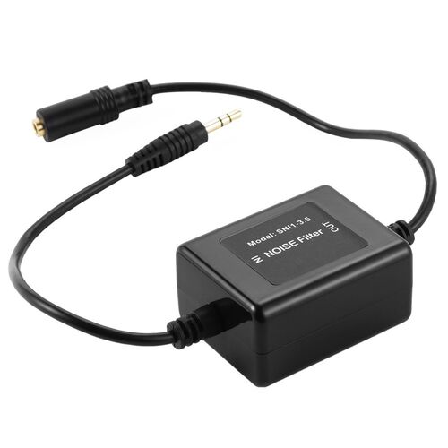 3.5mm Aux Audio Noise Filter Ground Loop Isolator Suppressor